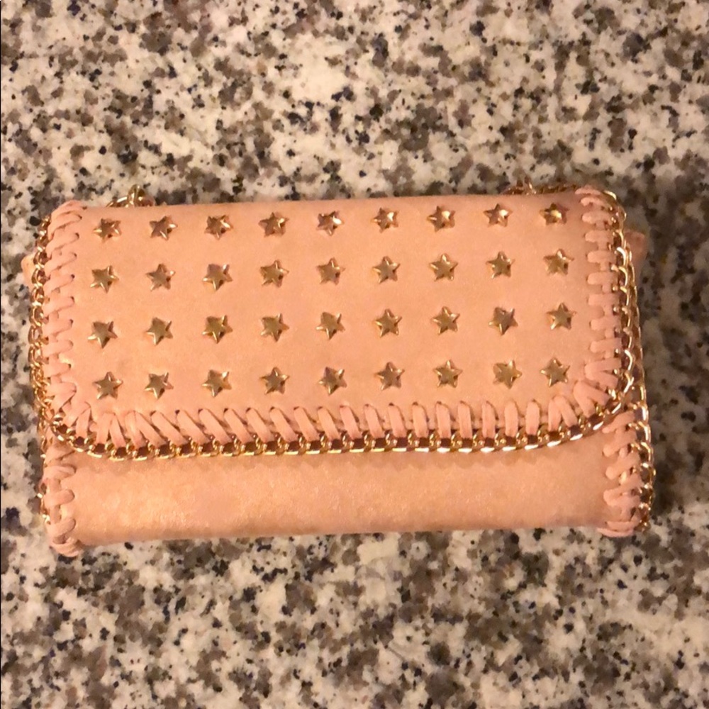 Pink blush crossbody bag